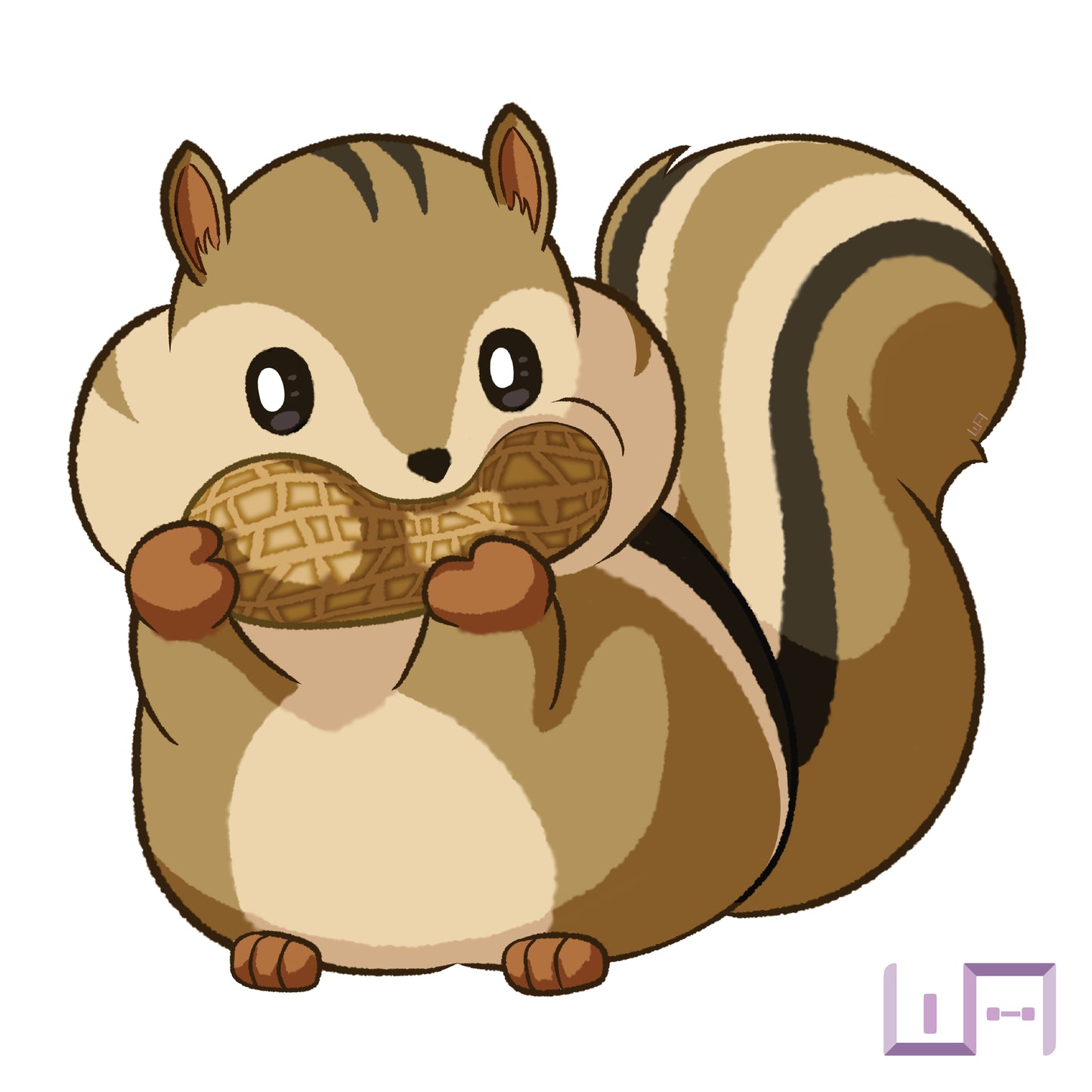 Chipmunk Eating